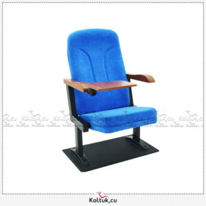 Ahşap kollu yazı tablalı konferans koltuğu